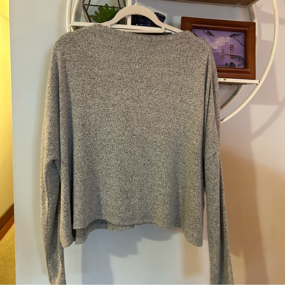 Urban Outfitters Out From Under Women’s Large L Gray Grey Cardigan Sweater - Picture 2 of 8
